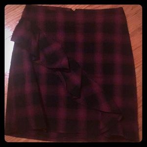 Women’s plaid mini skirt